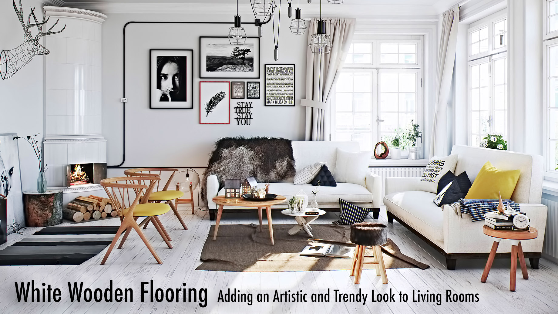 White Wooden Flooring Adding An Artistic And Trendy Look To Living Rooms The Pinnacle List White Wooden Flooring Adding An Artistic And Trendy Look To Living Rooms The Pinnacle List