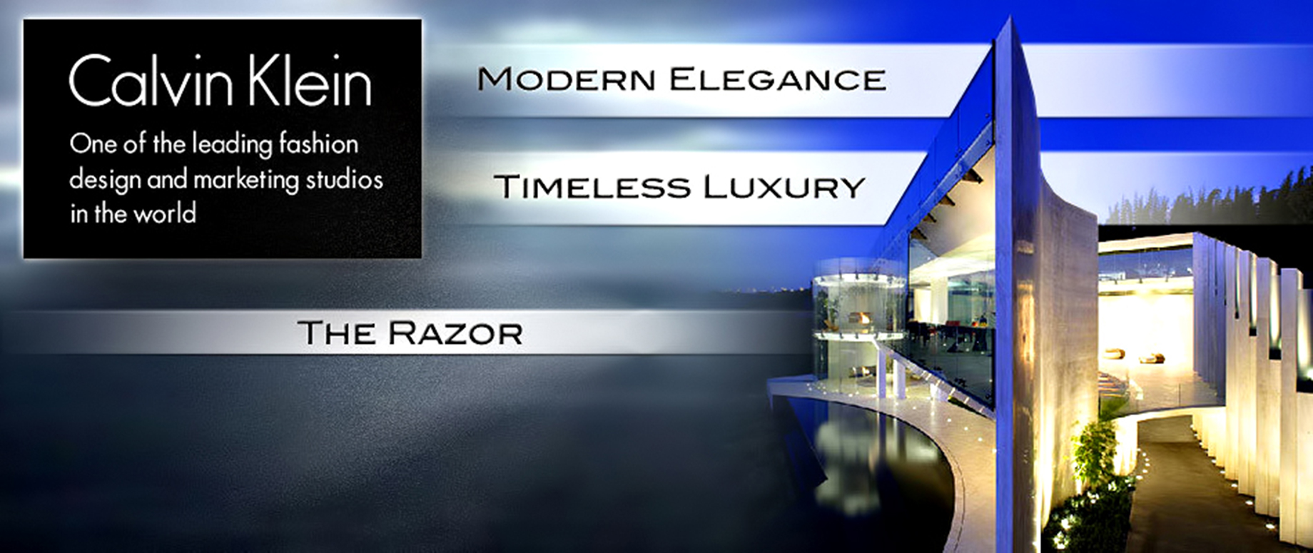 Modern Elegance and Timeless Luxury with Calvin Klein and The Razor