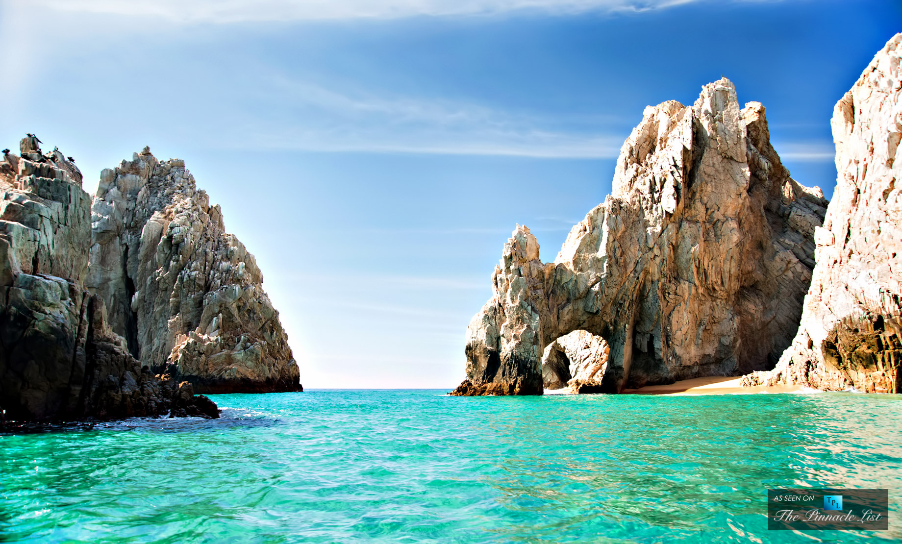 Picturesque El Arco Rock is the Most Famous Landmark of Cabo San Lucas in Mexico