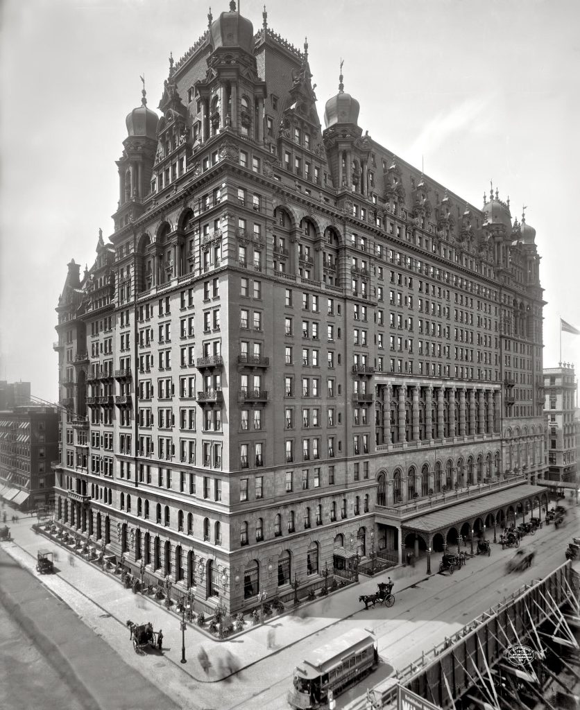 Waldorf Astoria New York Original Hotel 34th Street and Fifth Avenue View 1902 The Pinnacle List