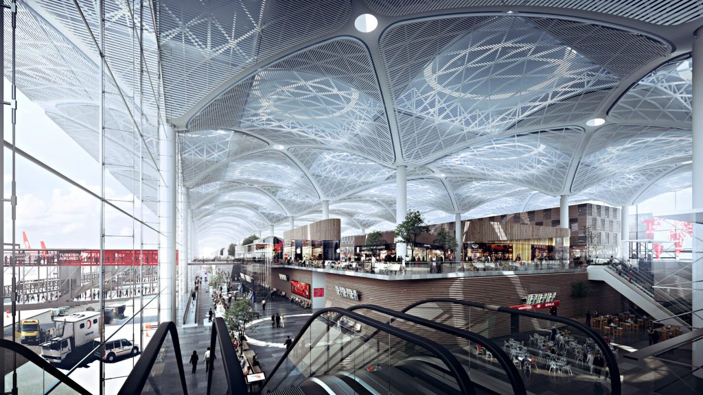 New International Airport in Istanbul, Turkey will be a Modern