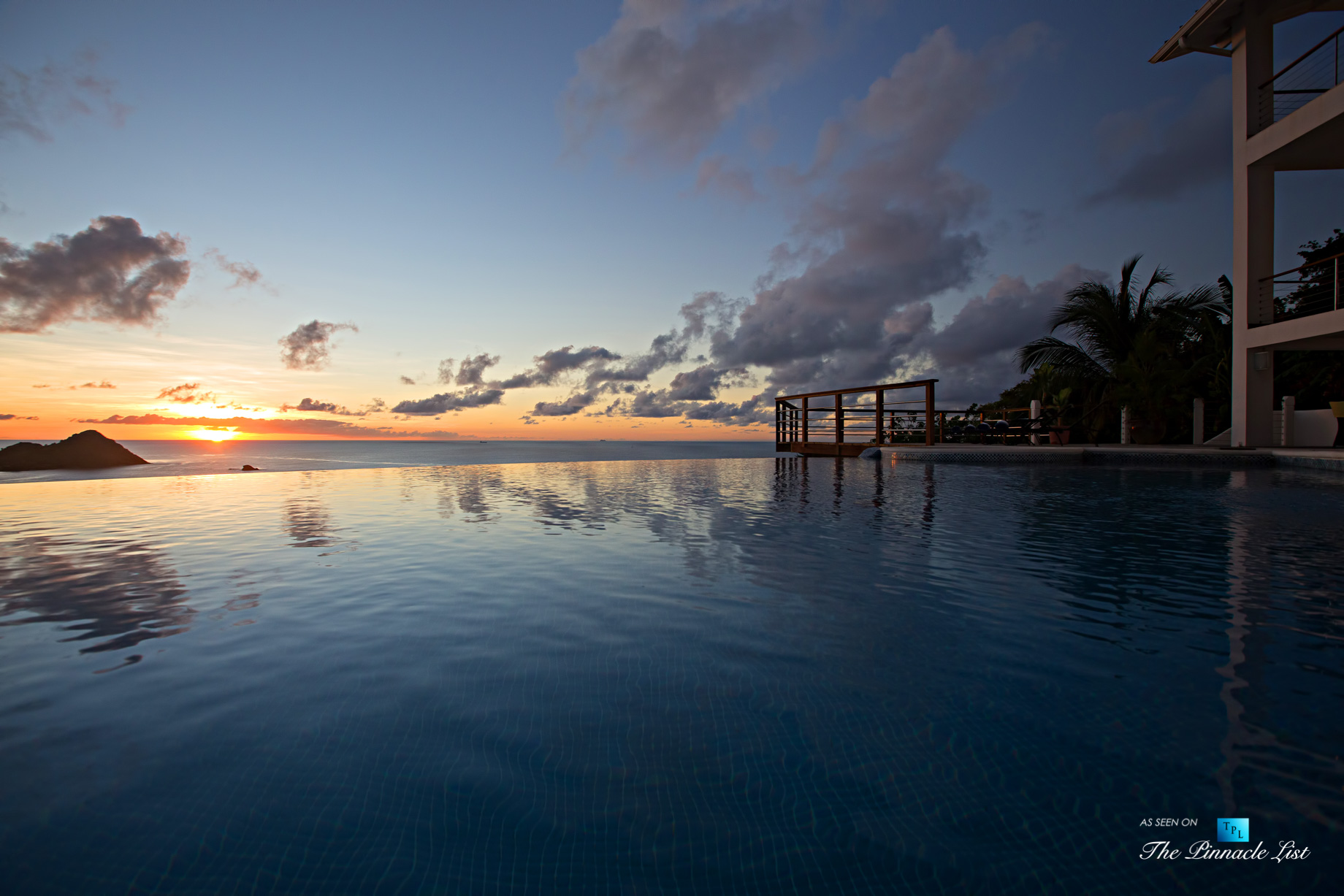 Akasha Luxury Caribbean Villa - Cap Estate, St. Lucia - Infinity Pool Sunset View - Luxury Real Estate - Premier Oceanview Home