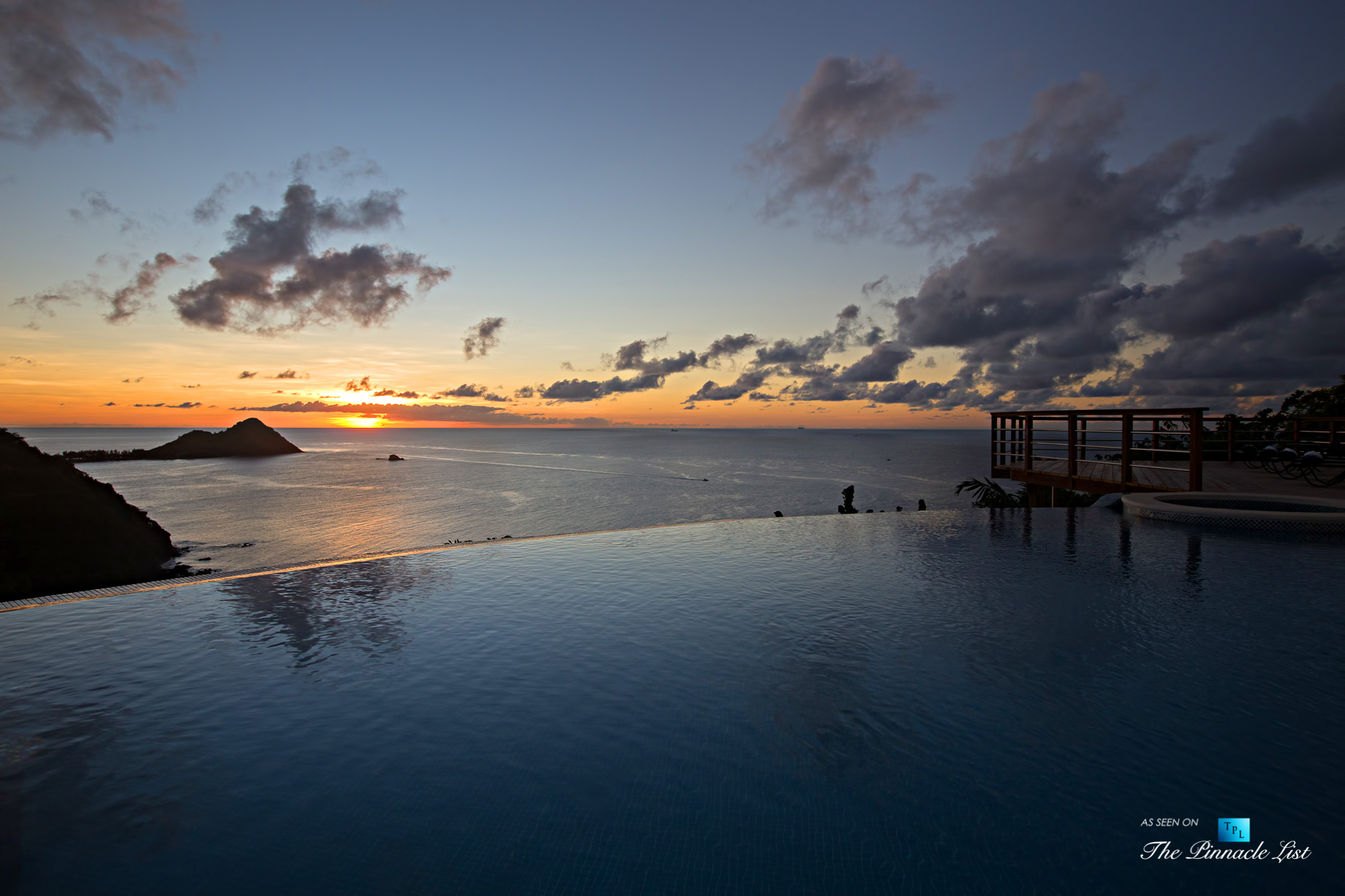 Akasha Luxury Caribbean Villa - Cap Estate, St. Lucia - Infinity Pool Sunset View - Luxury Real Estate - Premier Oceanview Home