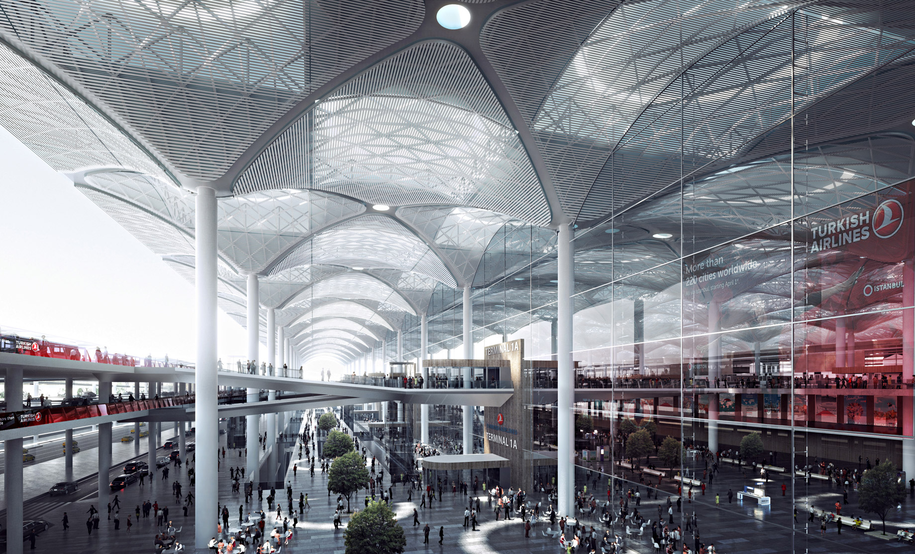 Airside – New International Airport in Istanbul, Turkey will be a Modern Architectural Masterpiece