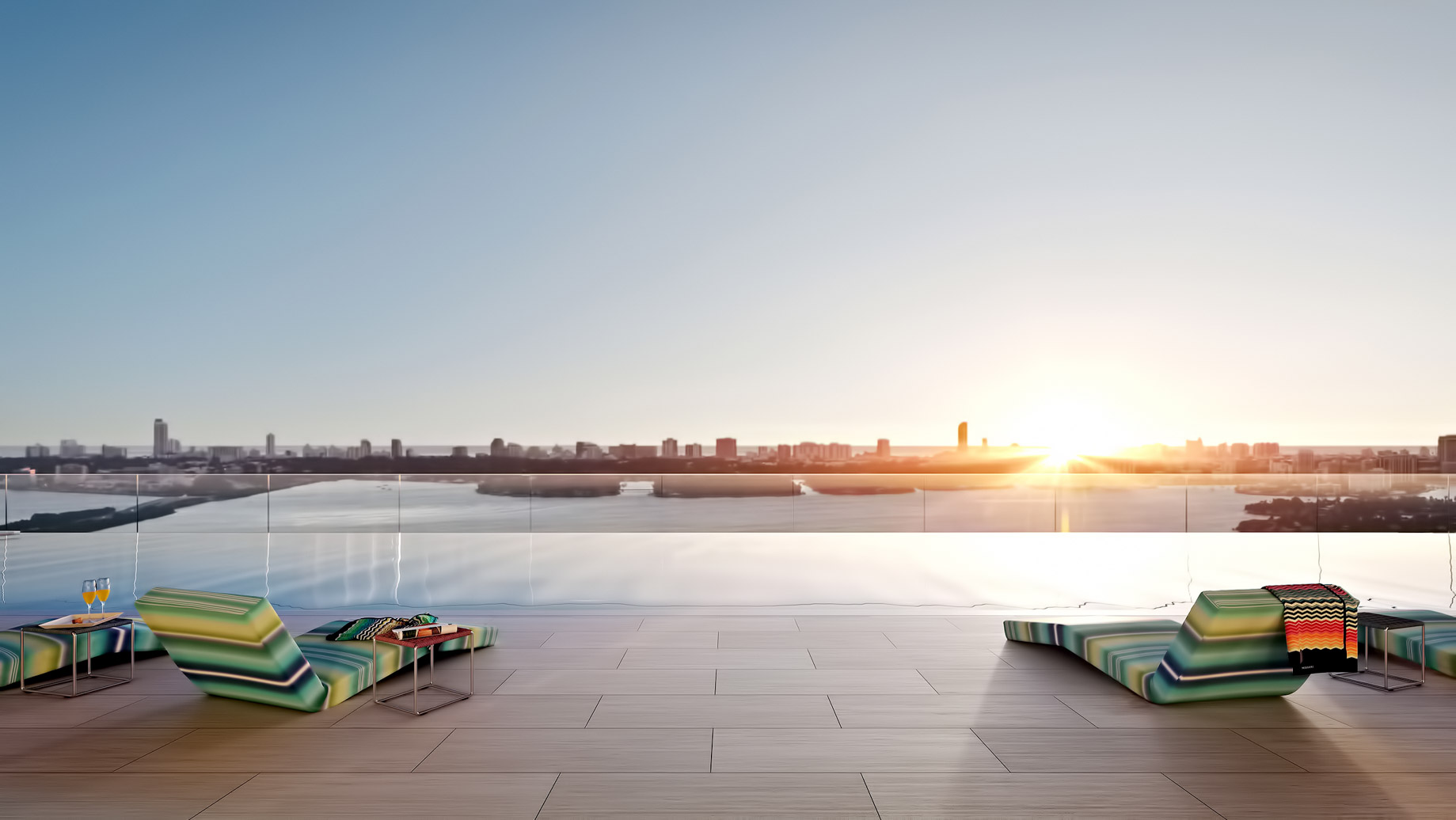 Missoni Baia Infinity Pool – 777 Northeast 26th Terrace, Miami, FL, USA