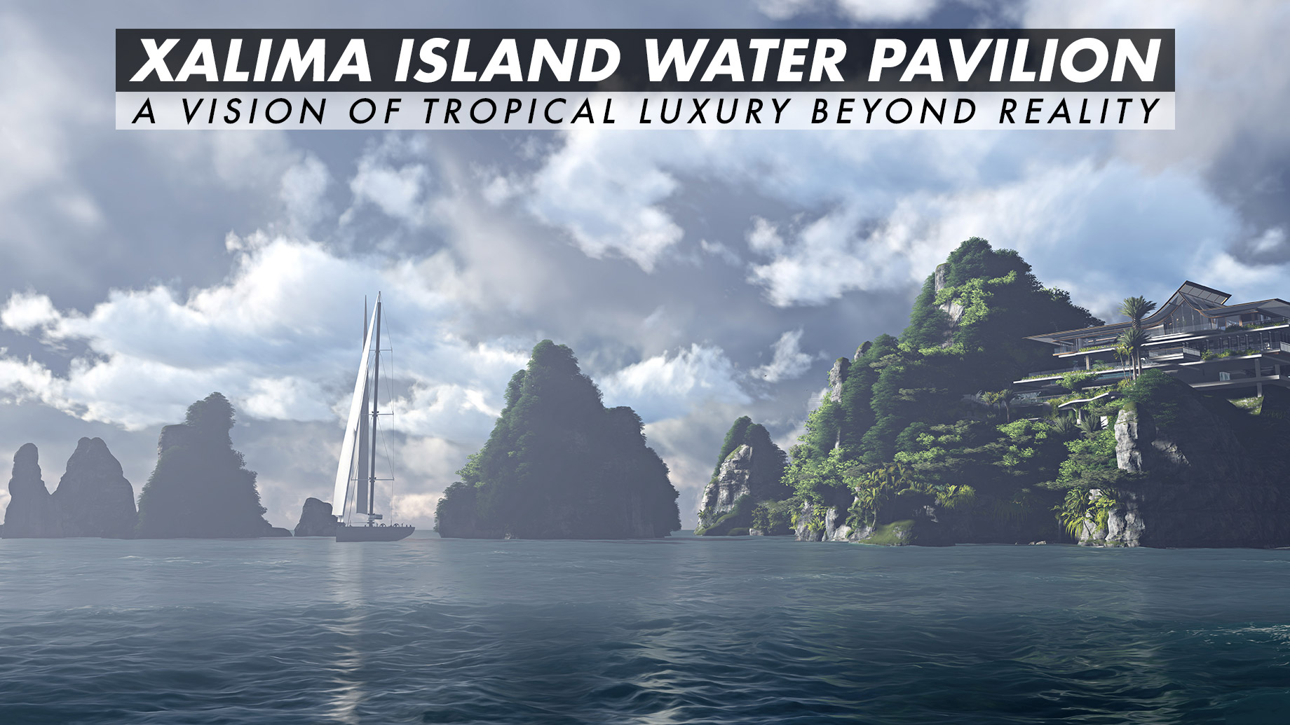 Xalima Island Water Pavilion – A Vision of Tropical Luxury Beyond Reality