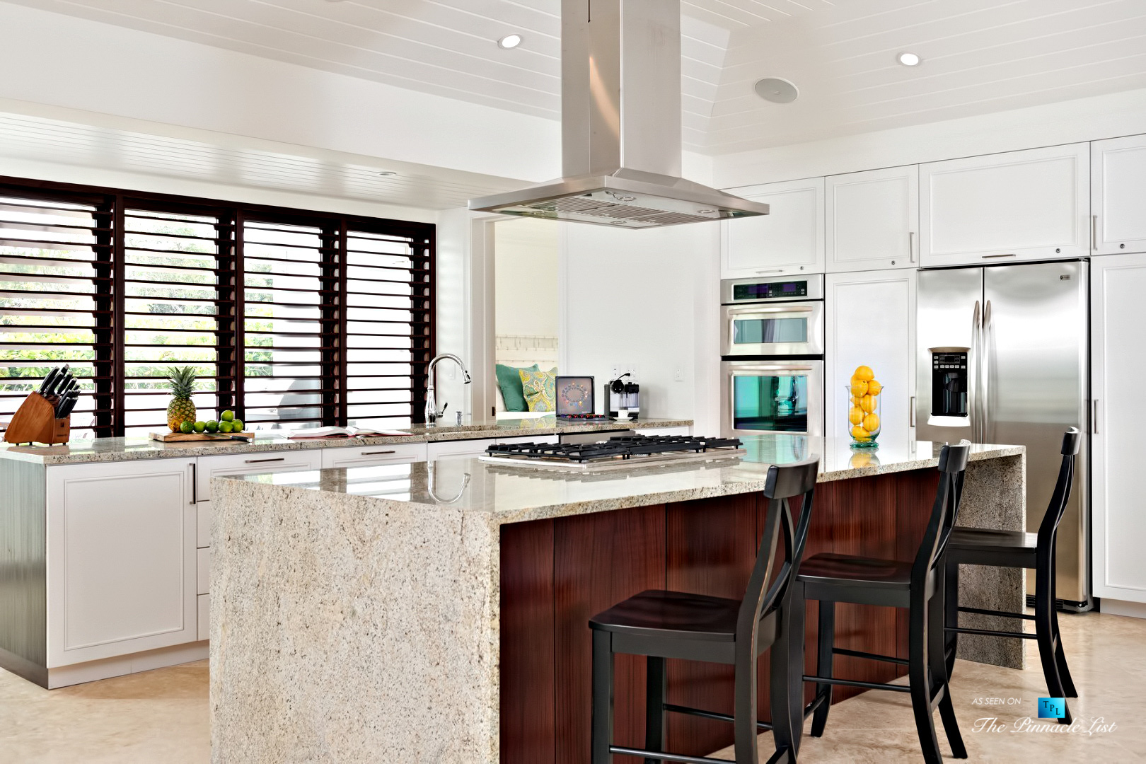 Villa Aquazure - Providenciales, Turks and Caicos Islands - Gourmet Kitchen - Luxury Real Estate - Beachfront Home