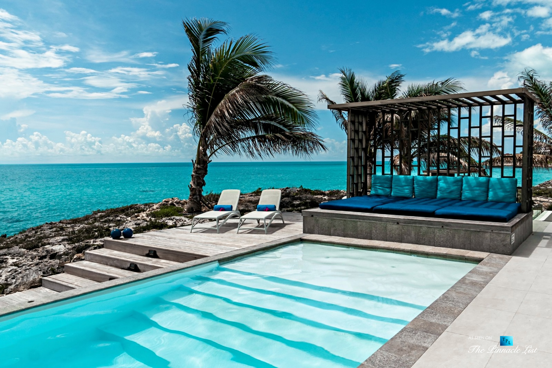 Tip of the Tail Villa - Providenciales, Turks and Caicos Islands - Caribbean Ocean View Infinity Pool - Luxury Real Estate - South Shore Peninsula Home