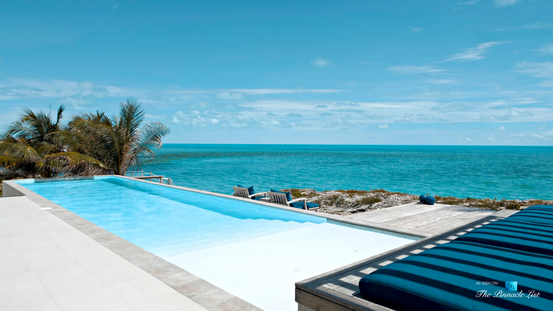 Tip of the Tail Villa – Providenciales, Turks and Caicos Islands – Infinity Pool View – Luxury Real Estate – South Shore Peninsula Home