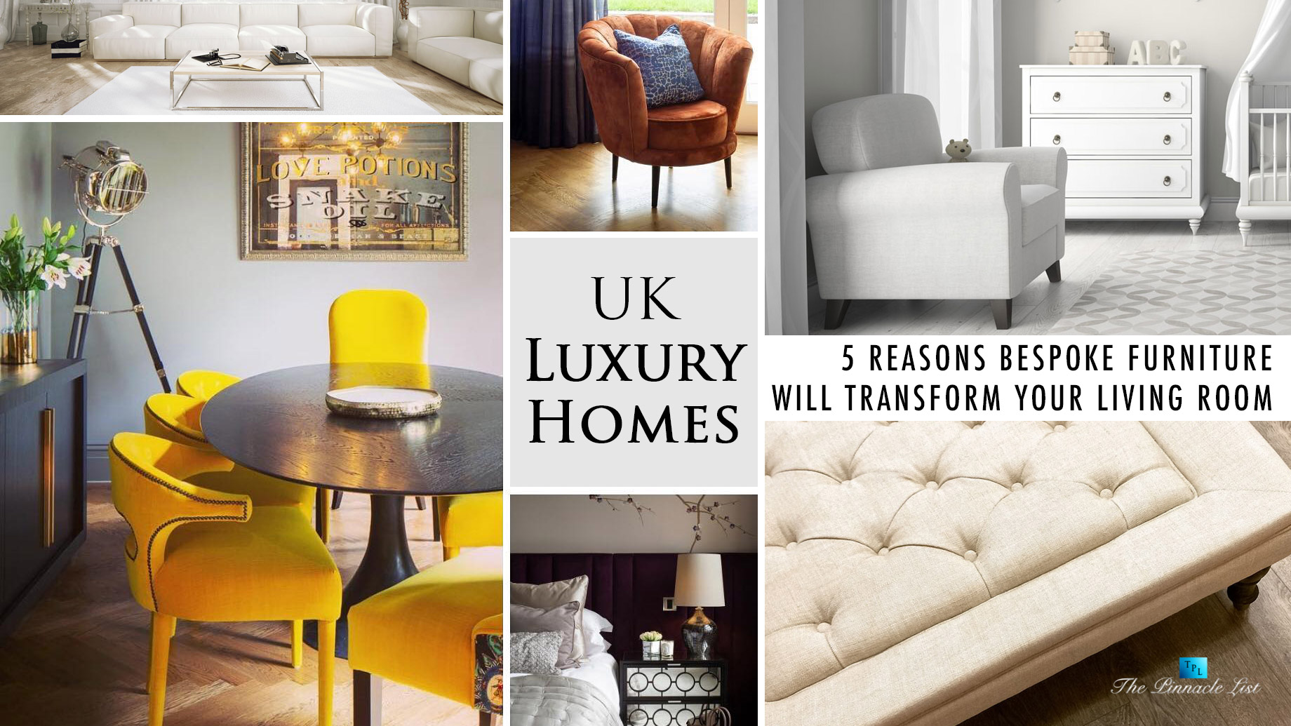 UK Luxury Homes - 5 Reasons Bespoke Furniture Will Transform Your Living Room