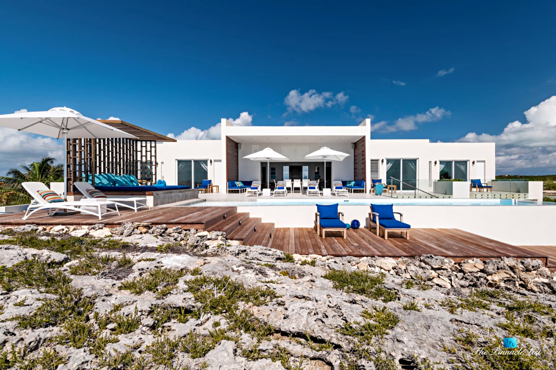 Tip of the Tail Villa – Providenciales, Turks and Caicos Islands – Caribbean Oceanfront House – Luxury Real Estate – South Shore Peninsula Home