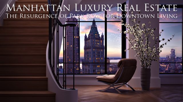 Manhattan Luxury Real Estate - The Resurgence of Park Row for Downtown Living