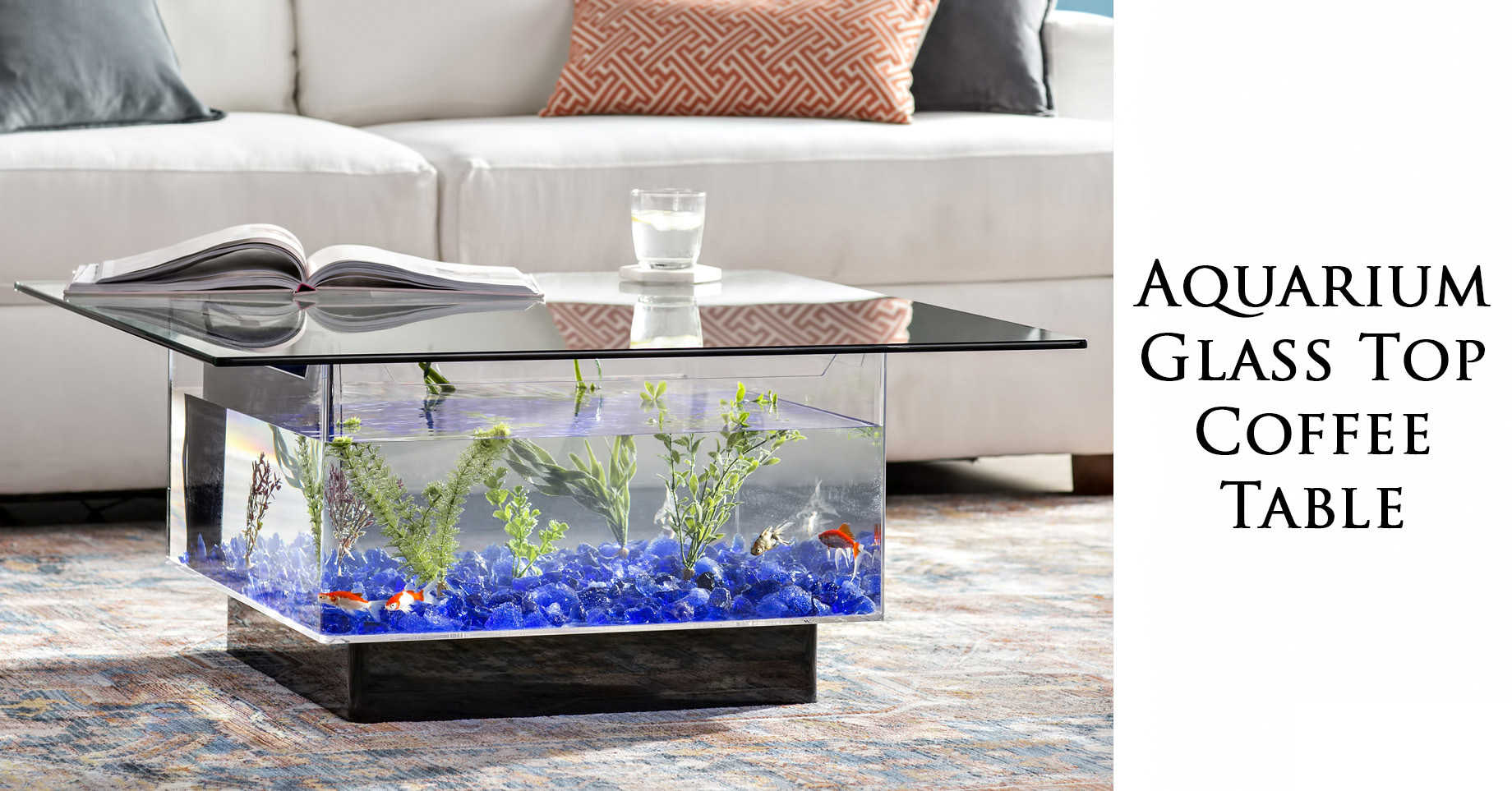 Aquarium Glass Coffee Table