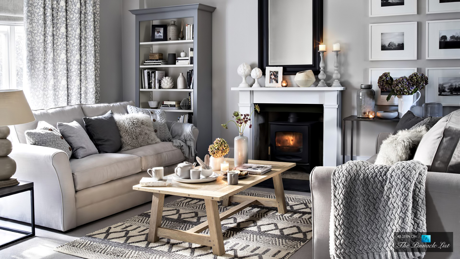 cozy hygge living room