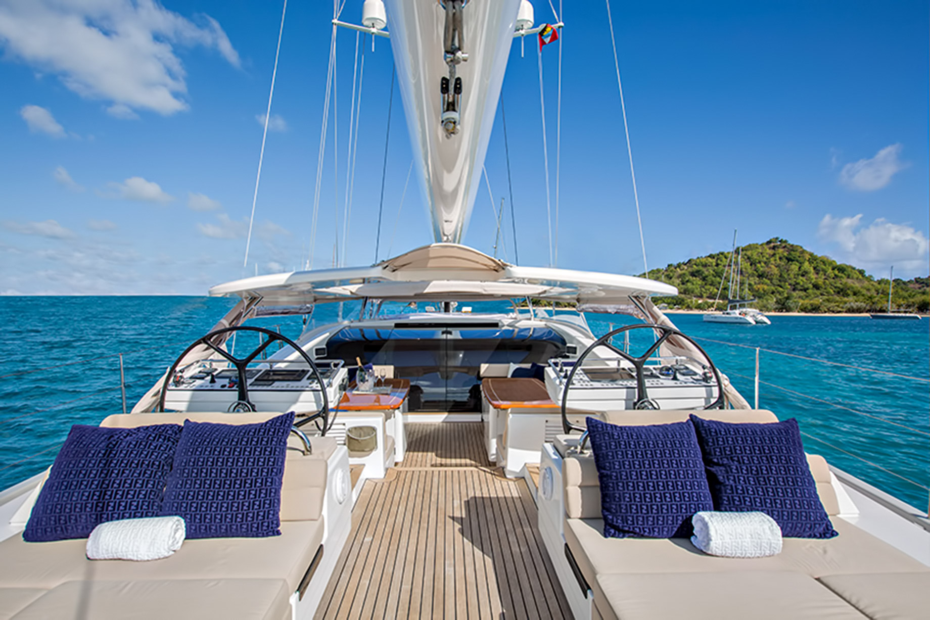 Spacious Deck Area – Oyster 100 Penelope – Step Inside A Luxury British Sailing Yacht