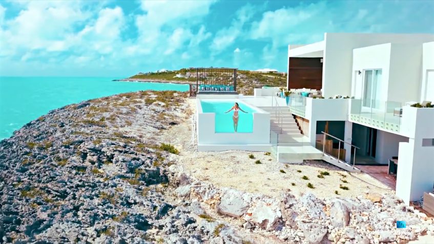 Tip of the Tail Villa - Providenciales, Turks and Caicos Islands - Caribbean House Infinity Pool - Luxury Real Estate - South Shore Peninsula Home