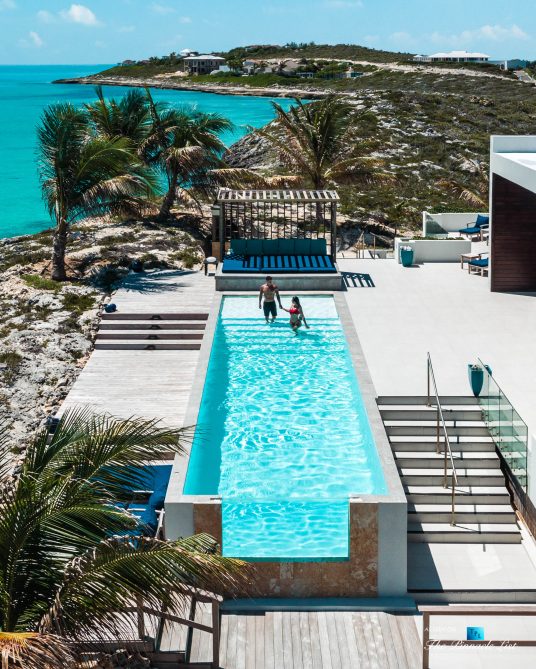 Tip of the Tail Villa - Providenciales, Turks and Caicos Islands - Caribbean Villa Private Infinity Pool - Luxury Real Estate - South Shore Peninsula Home