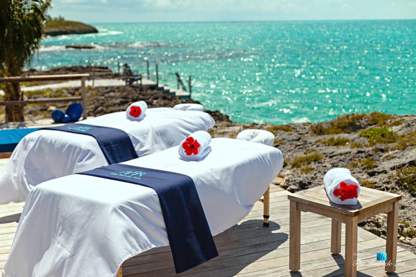 Tip of the Tail Villa - Providenciales, Turks and Caicos Islands - Caribbean Villa Oceanfront Massage Tables - Luxury Real Estate - South Shore Peninsula Home