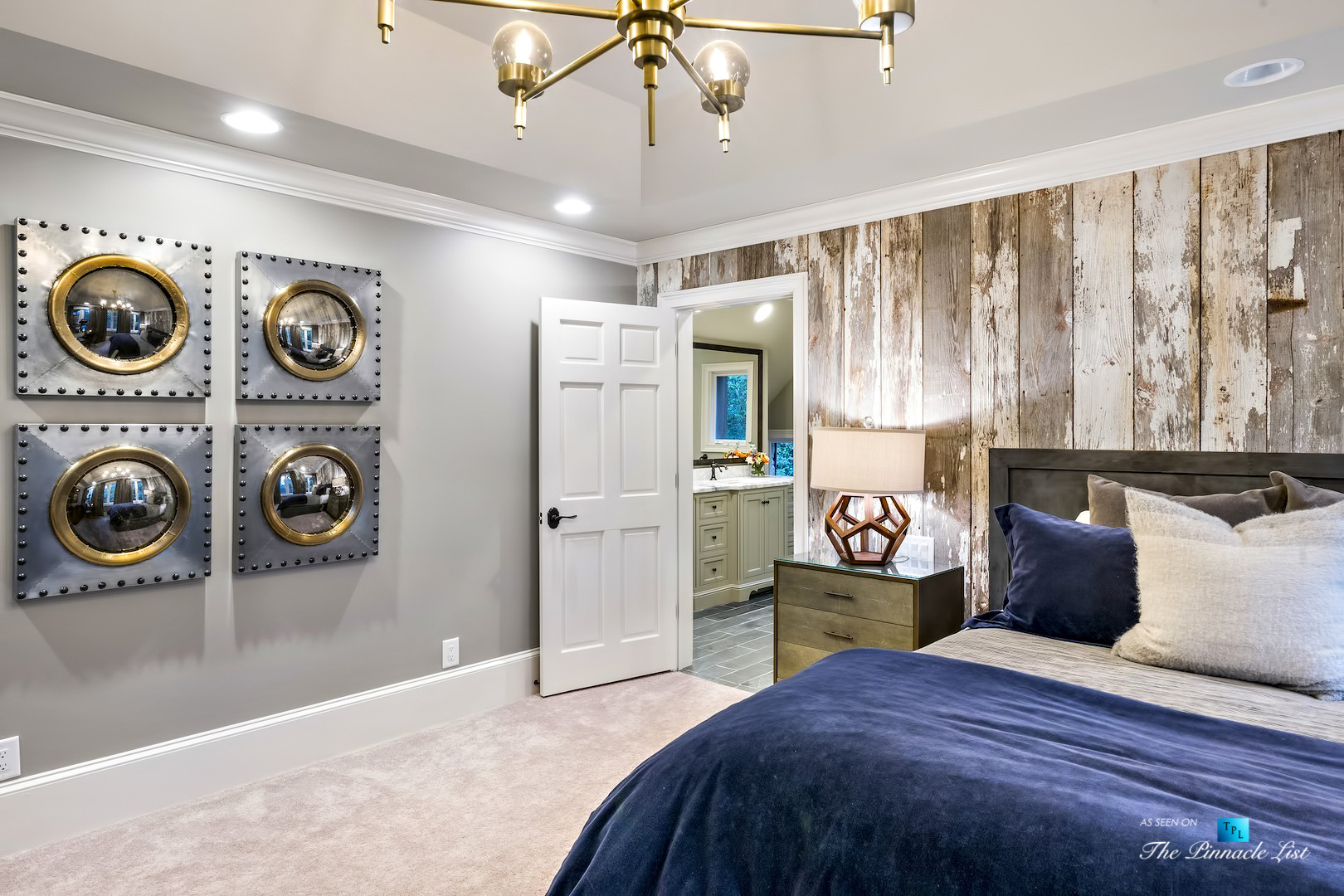 75 Finch Forest Trail, Atlanta, GA, USA - Master Bedroom and Master Bathroom Entry - Luxury Real Estate - Sandy Springs Home
