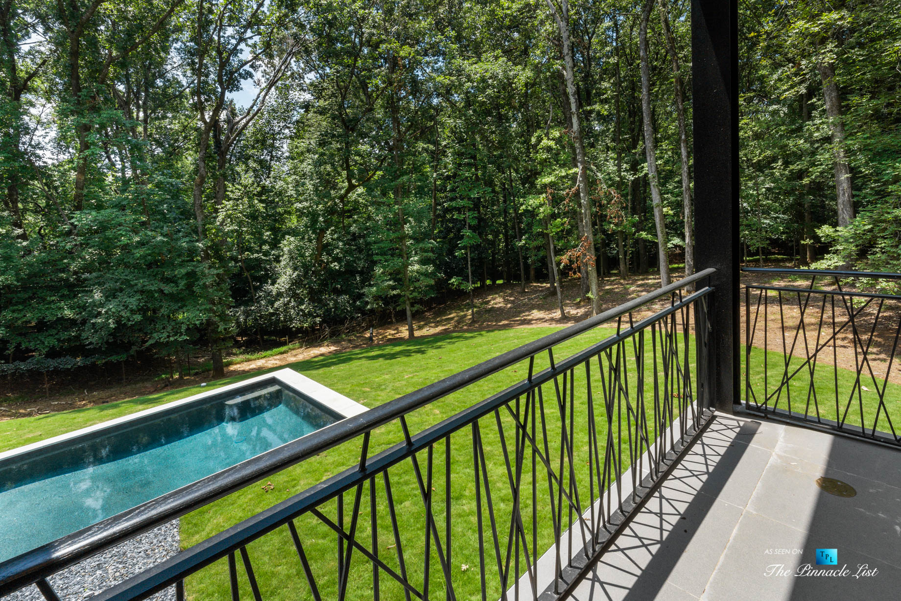 2716 Ridgewood Rd NW, Atlanta, GA, USA - Family Room Balcony View - Luxury Real Estate - Modern Contemporary Buckhead Home