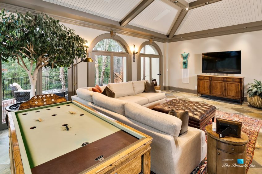 75 Finch Forest Trail, Atlanta, GA, USA - Entertainment Room - Luxury Real Estate - Sandy Springs Home