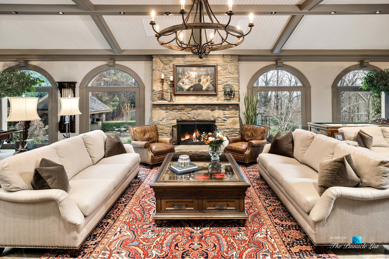 75 Finch Forest Trail, Atlanta, GA, USA – Entertainment Room – Luxury Real Estate – Sandy Springs Home