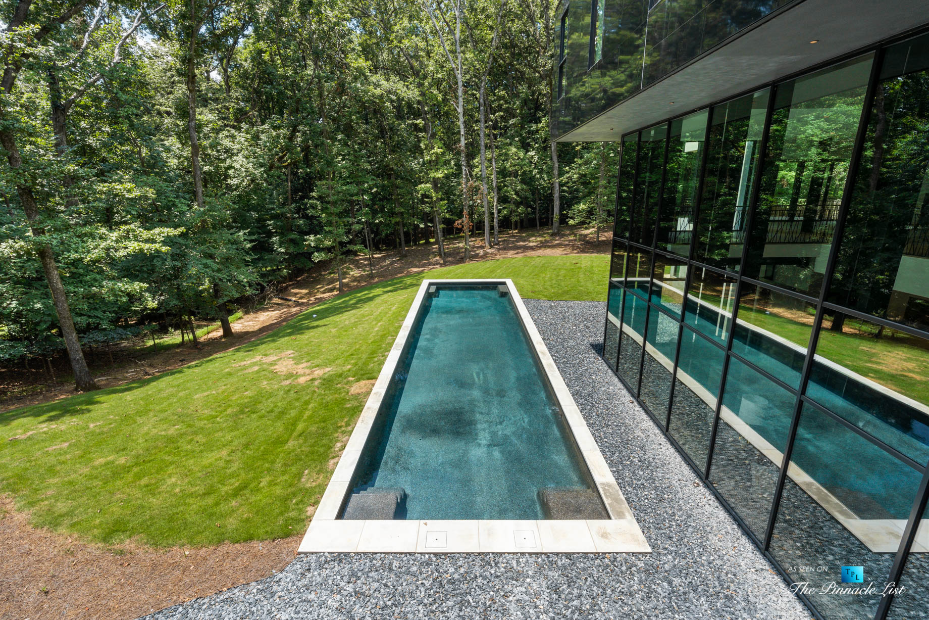 2716 Ridgewood Rd NW, Atlanta, GA, USA – Master Bedroom Covered Balcony View – Luxury Real Estate – Modern Contemporary Buckhead Home