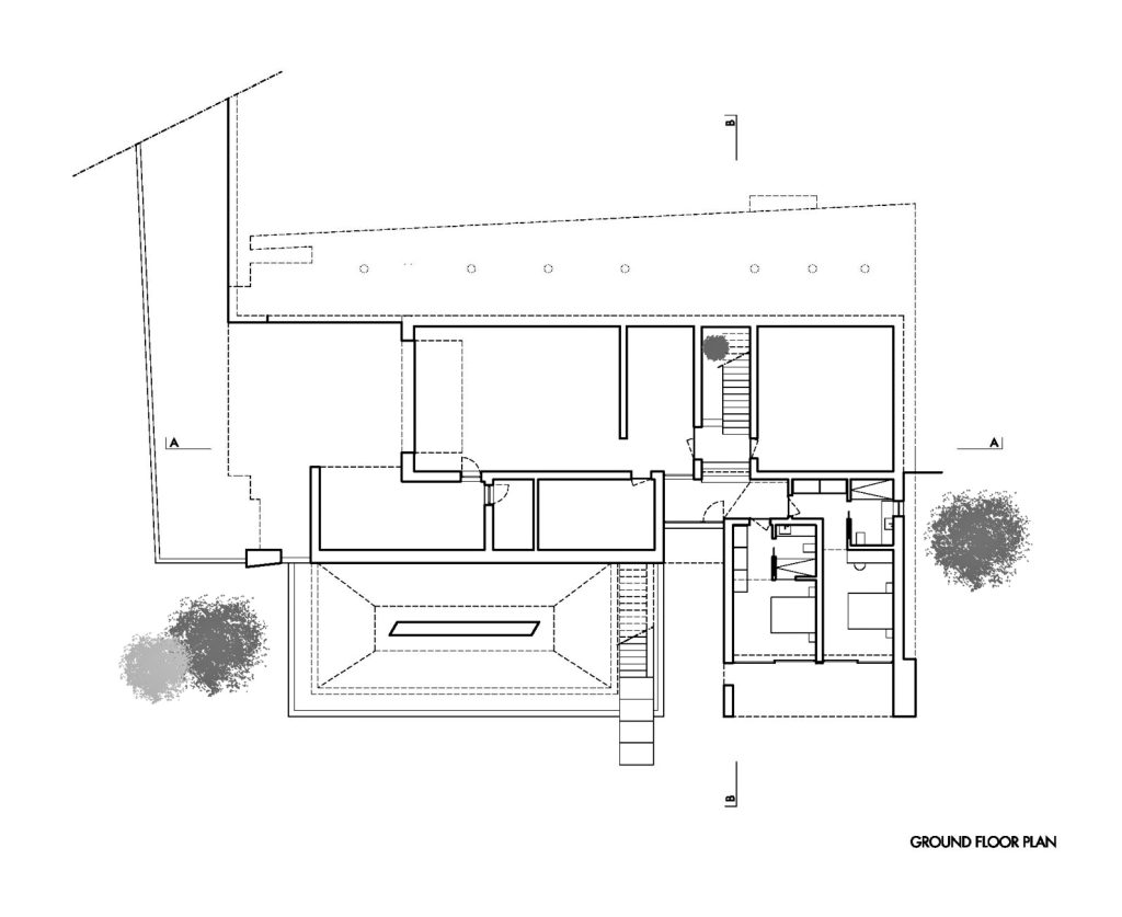 Ground Floor Plan - Casa Carrara Luxury Residence - Praia da Luz, Algarve, Portugal