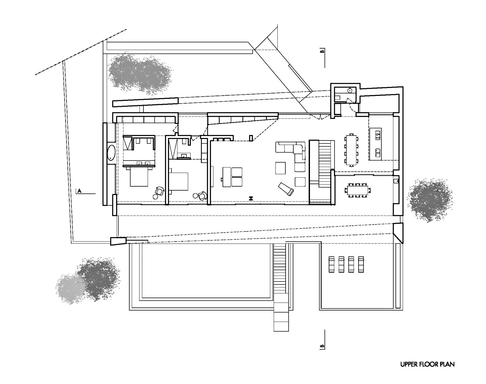 Upper Floor Plan - Casa Carrara Luxury Residence - Praia da Luz, Algarve, Portugal