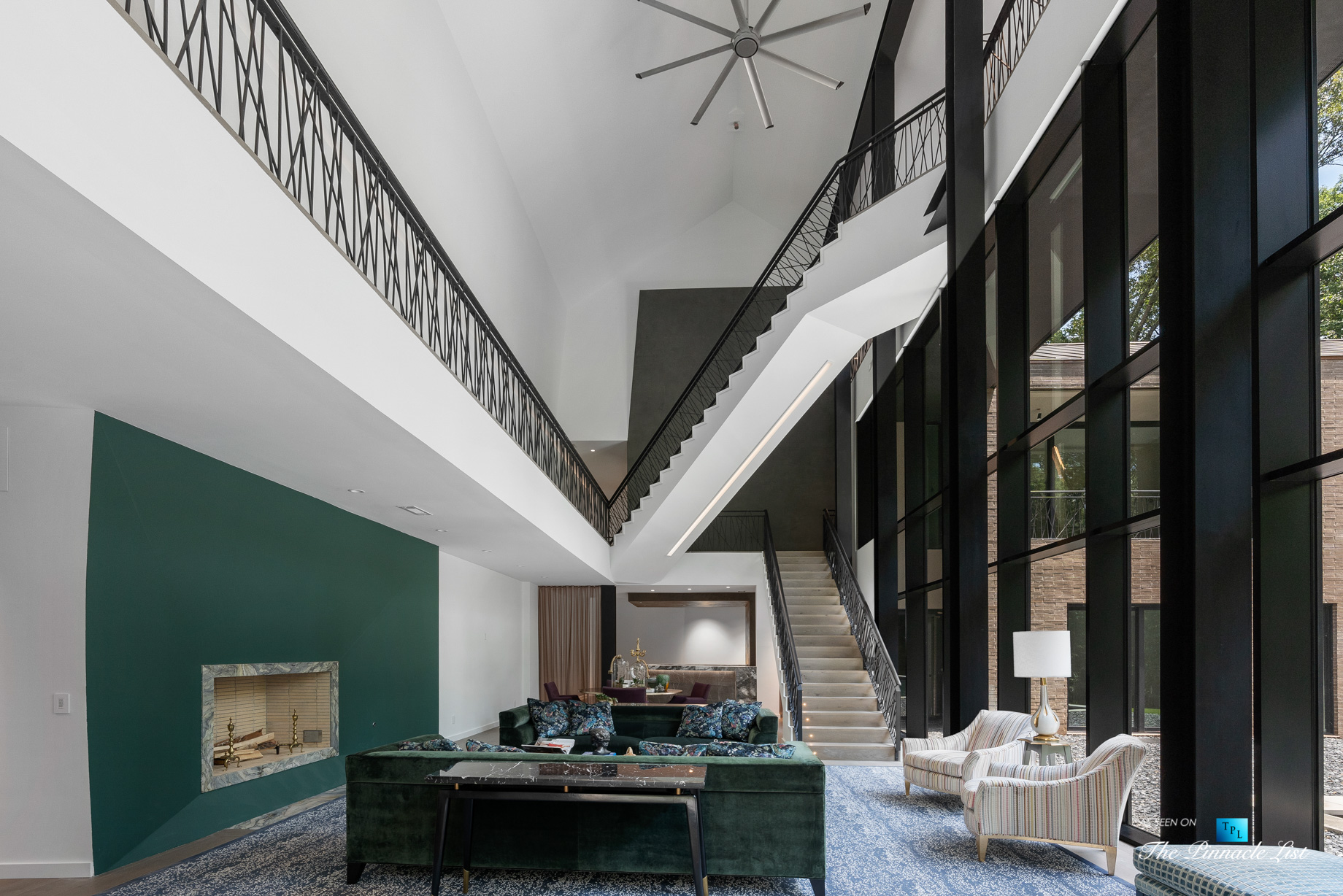2716 Ridgewood Rd NW, Atlanta, GA, USA – Living Room – Luxury Real Estate – Modern Contemporary Buckhead Home