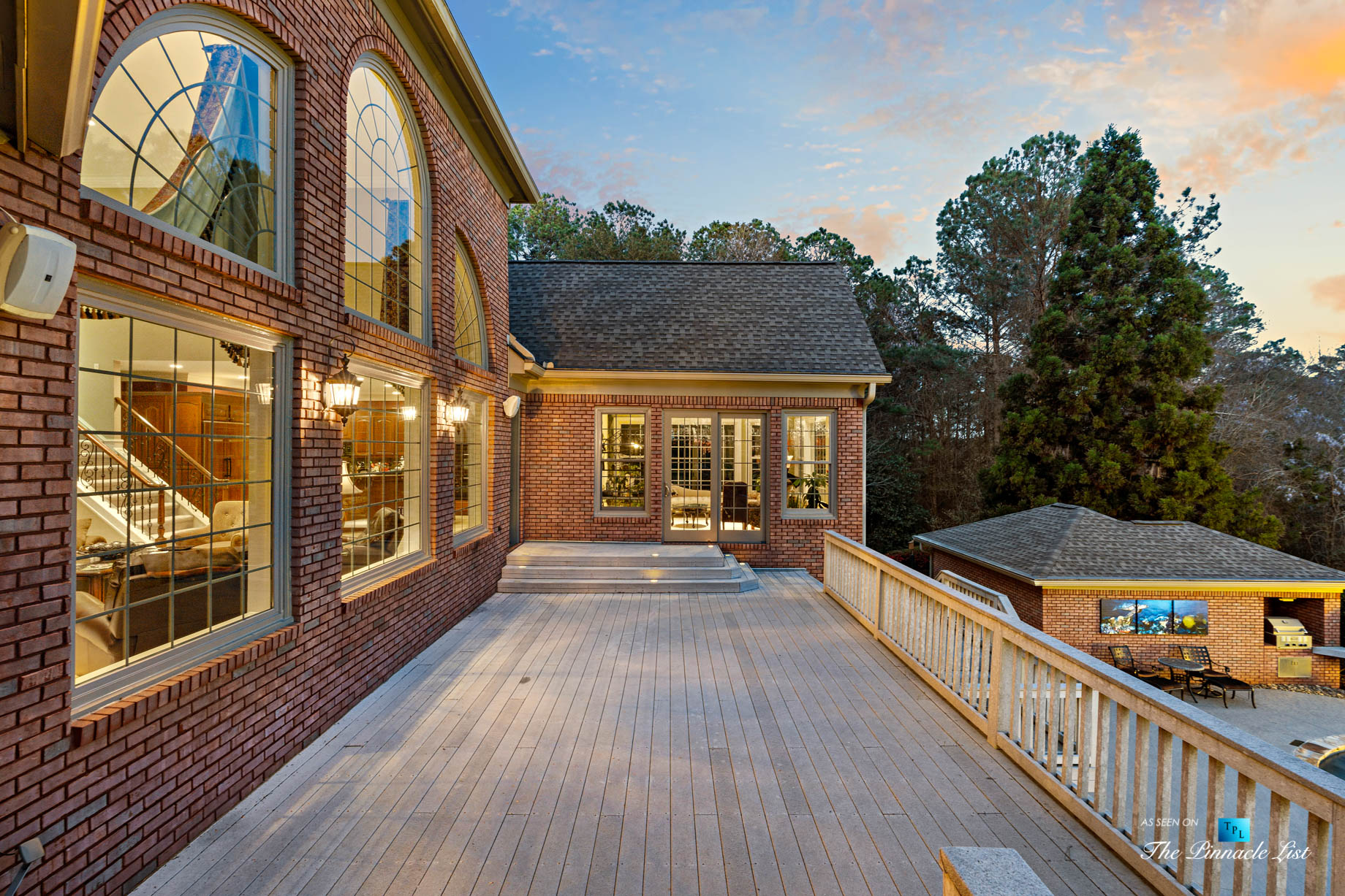 2219 Costley Mill Rd NE, Conyers, GA, USA - Rear Upper Deck - Luxury Real Estate - Equestrian Country Home