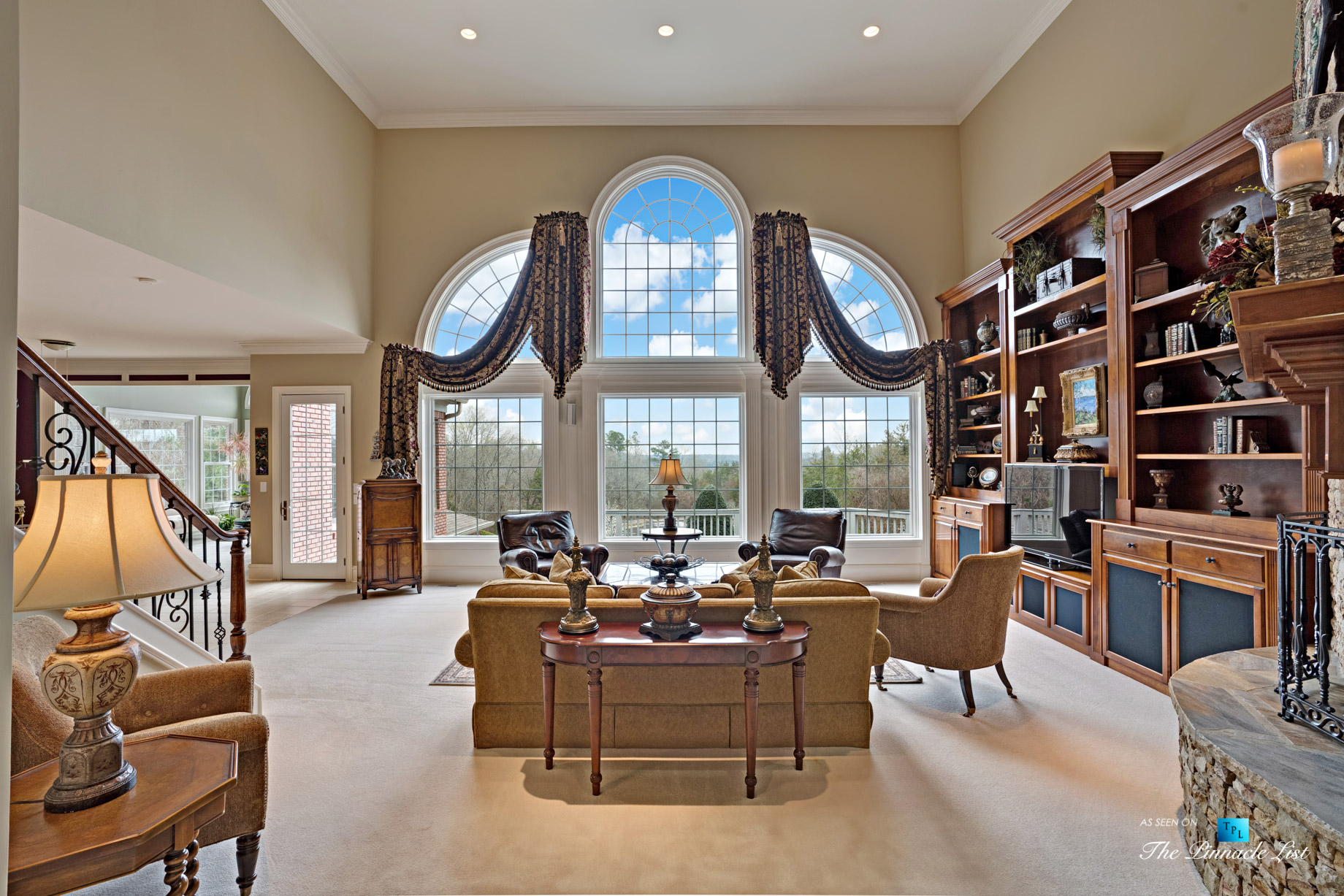 2219 Costley Mill Rd NE, Conyers, GA, USA - Living Room - Luxury Real Estate - Equestrian Country Home
