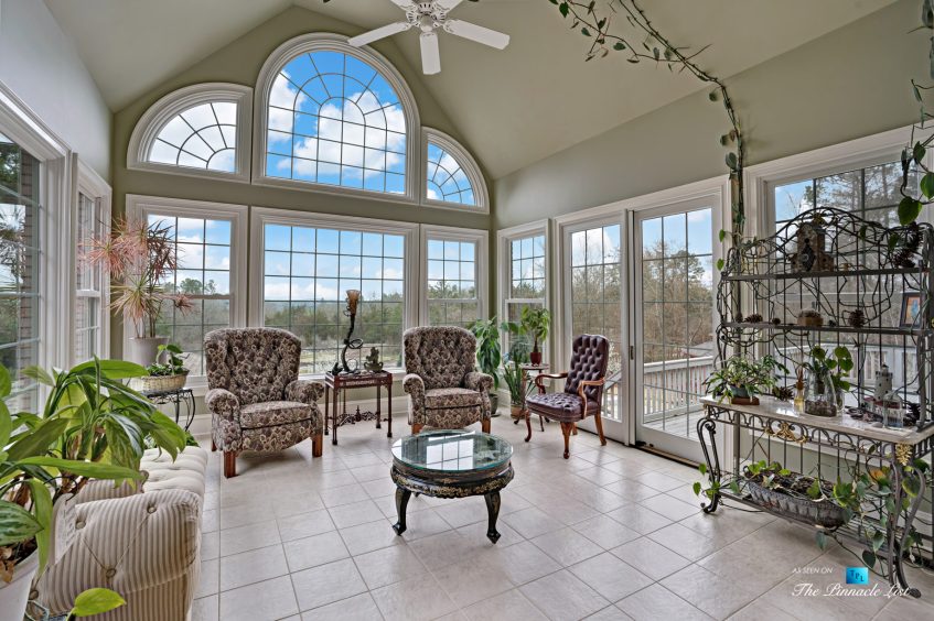 2219 Costley Mill Rd NE, Conyers, GA, USA - Sun Room - Luxury Real Estate - Equestrian Country Home