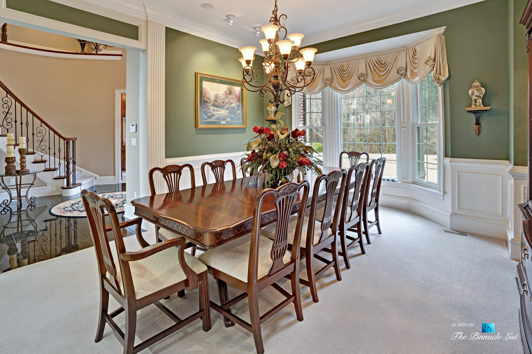 2219 Costley Mill Rd NE, Conyers, GA, USA – Dining Room – Luxury Real Estate – Equestrian Country Home