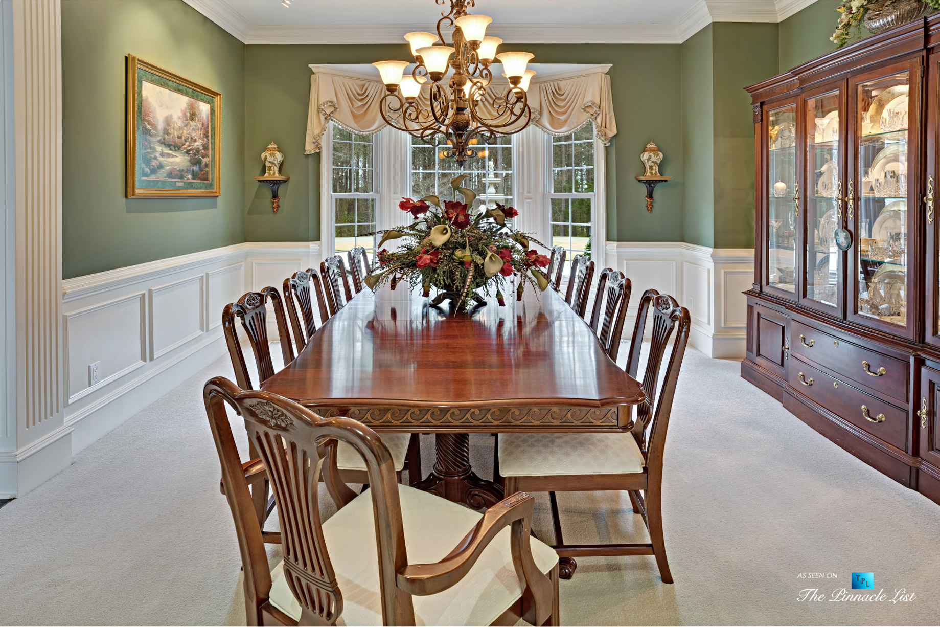 2219 Costley Mill Rd NE, Conyers, GA, USA - Dining Room - Luxury Real Estate - Equestrian Country Home