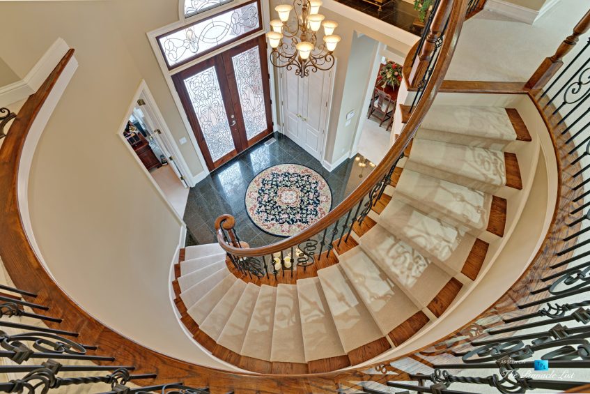 2219 Costley Mill Rd NE, Conyers, GA, USA - Circular Stairs - Luxury Real Estate - Equestrian Country Home