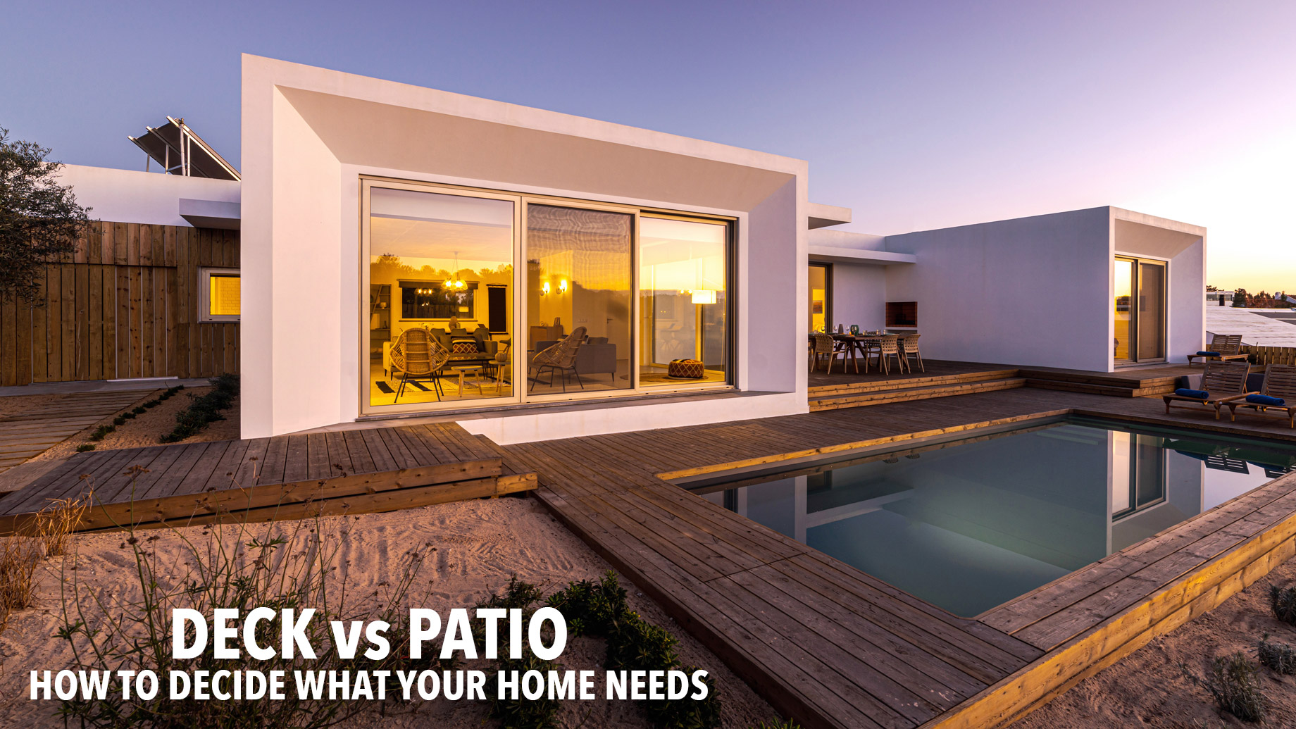 Deck vs. Patio - How to Decide What Your Home Needs