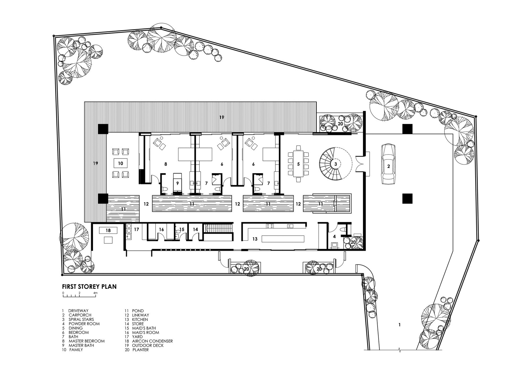 Floor Plans – Water Cooled House Luxury Residence – Bukit Timah, Singapore