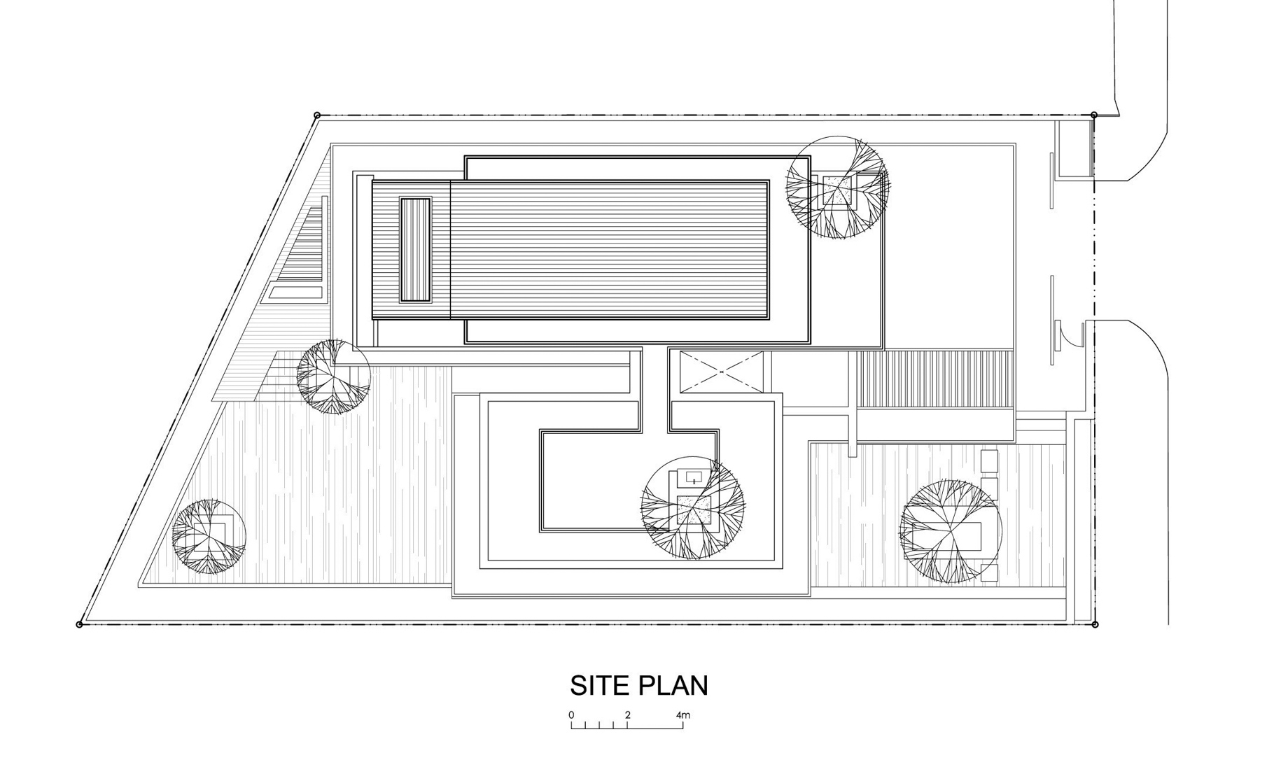 Site Plan – Travertine Dream House Luxury Residence – Serangoon, Singapore