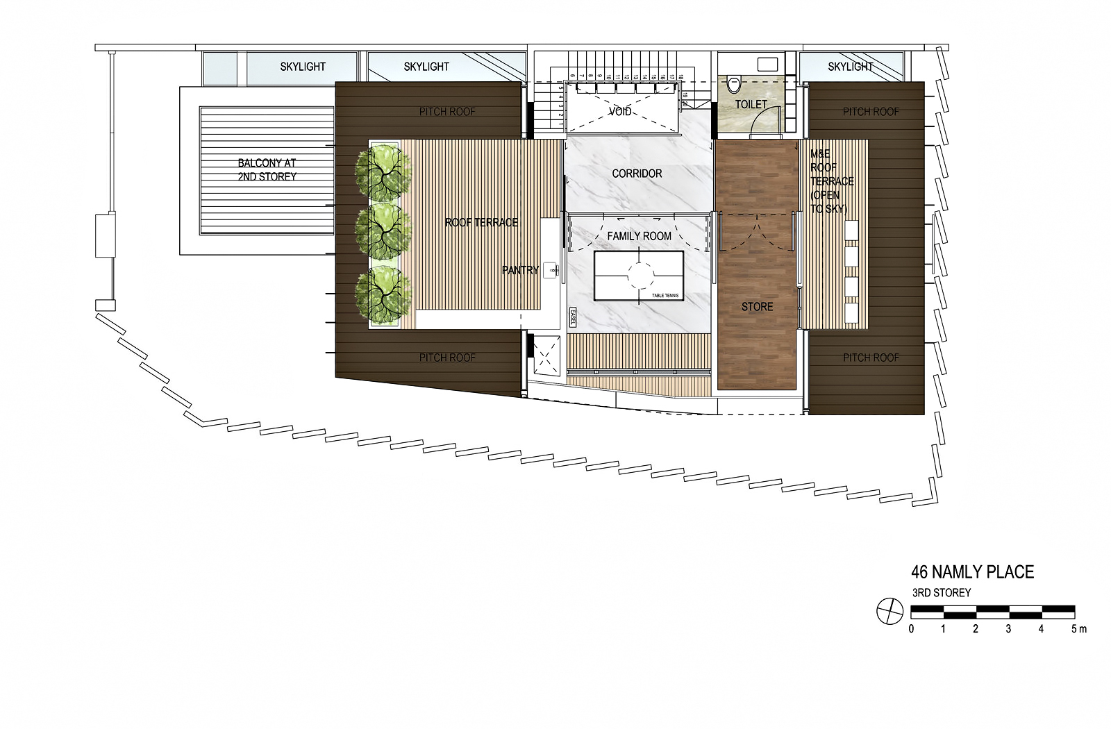Third Floor Plan - The Loft House Luxury Residence - Namly Place, Singapore