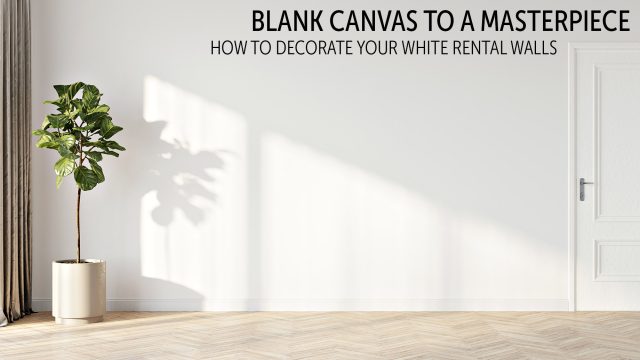 Blank Canvas to a Masterpiece - How to Decorate Your White Rental Walls