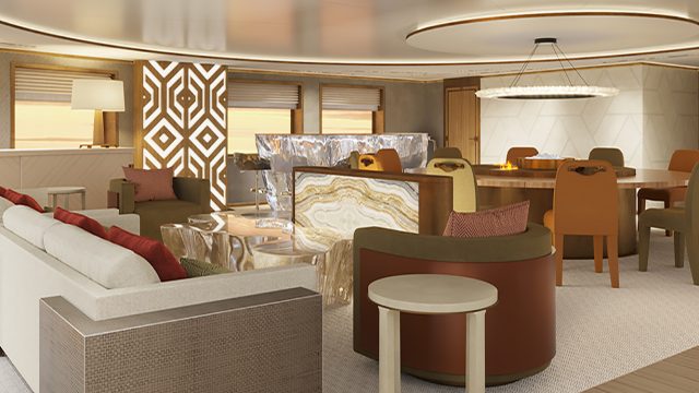 La Datcha - Tinkoff Collection's New Luxury Superyacht - Salon