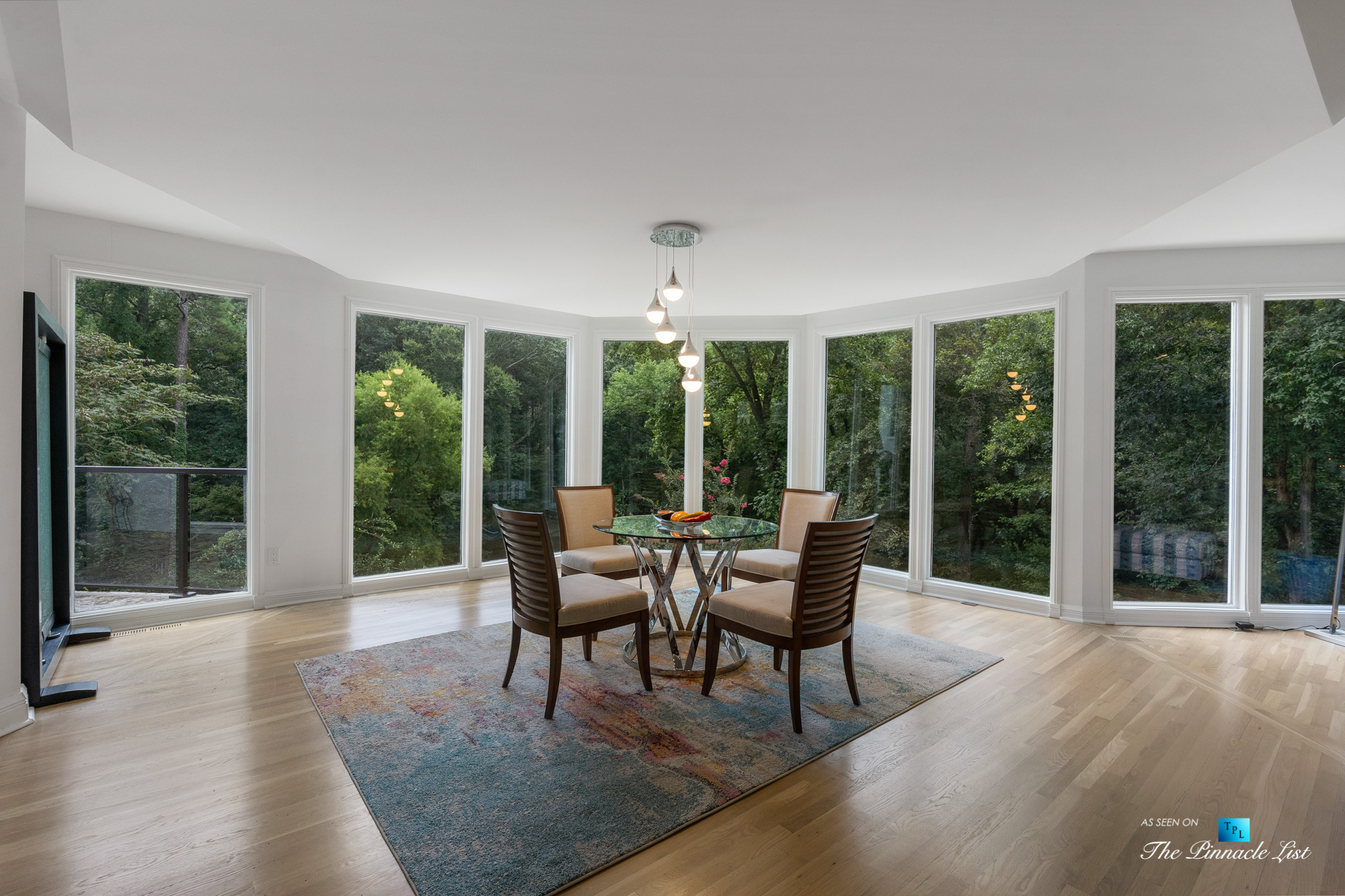 3906 Paces Ferry Rd NW, Atlanta, GA, USA – Kitchen Table Window View – Luxury Real Estate – Buckhead Home