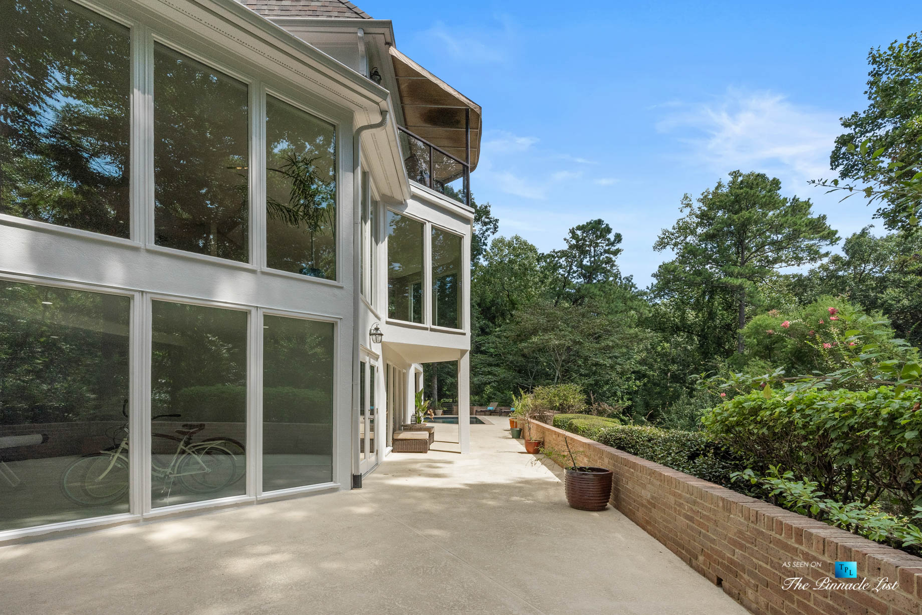 3906 Paces Ferry Rd NW, Atlanta, GA, USA - Exterior Pool Deck - Luxury Real Estate - Buckhead Home