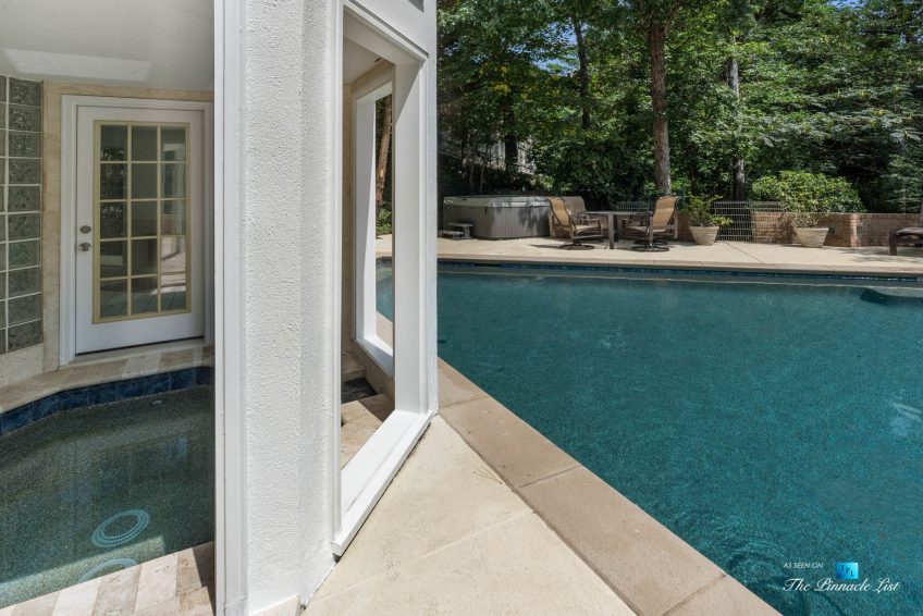 3906 Paces Ferry Rd NW, Atlanta, GA, USA - Interior Hot Tub and Exterior Pool - Luxury Real Estate - Buckhead Home