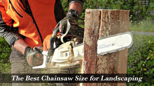 The Best Chainsaw Size for Landscaping