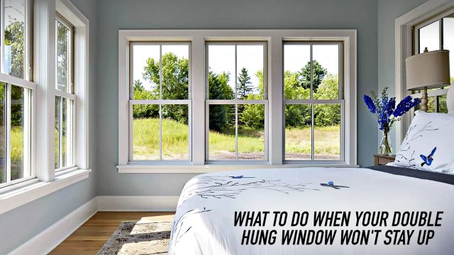 What to Do When Your Double Hung Window Won't Stay Up