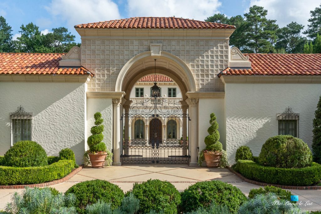439 Blackland Rd NW, Atlanta, GA, USA - Front Yard Entrance Garden Gate View - Luxury Real Estate - Berndsen Custom Mansion Home