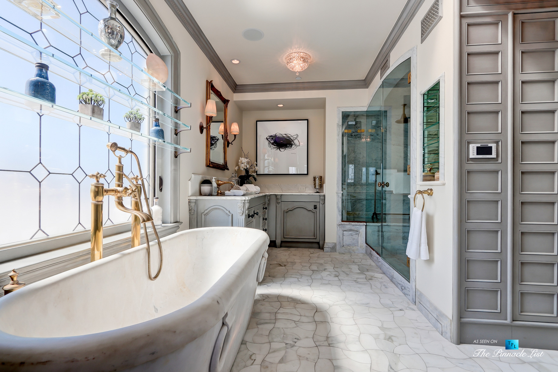 2806 The Strand, Hermosa Beach, CA, USA – Master Bathroom – Luxury Real Estate – Oceanfront Home