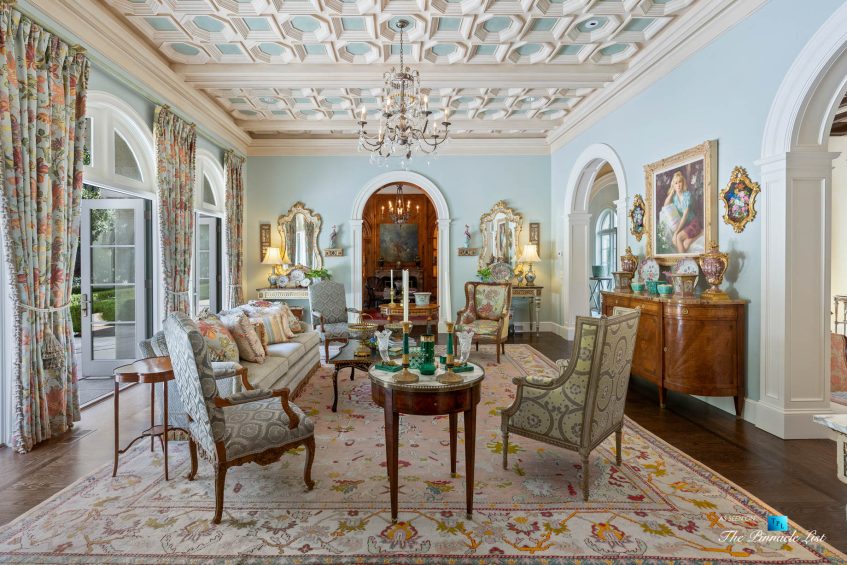 439 Blackland Rd NW, Atlanta, GA, USA - Formal Living Room - Luxury Real Estate - Tuxedo Park Mediterranean Mansion Home